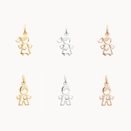 Buy a Crystal Boy or Girl Mini Charm
