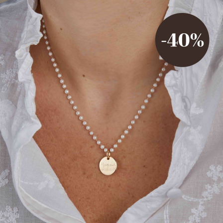 Personalised Pearl Message Necklace