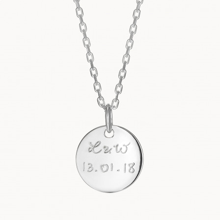 Personalised Birth Necklace-925 Sterling Silver