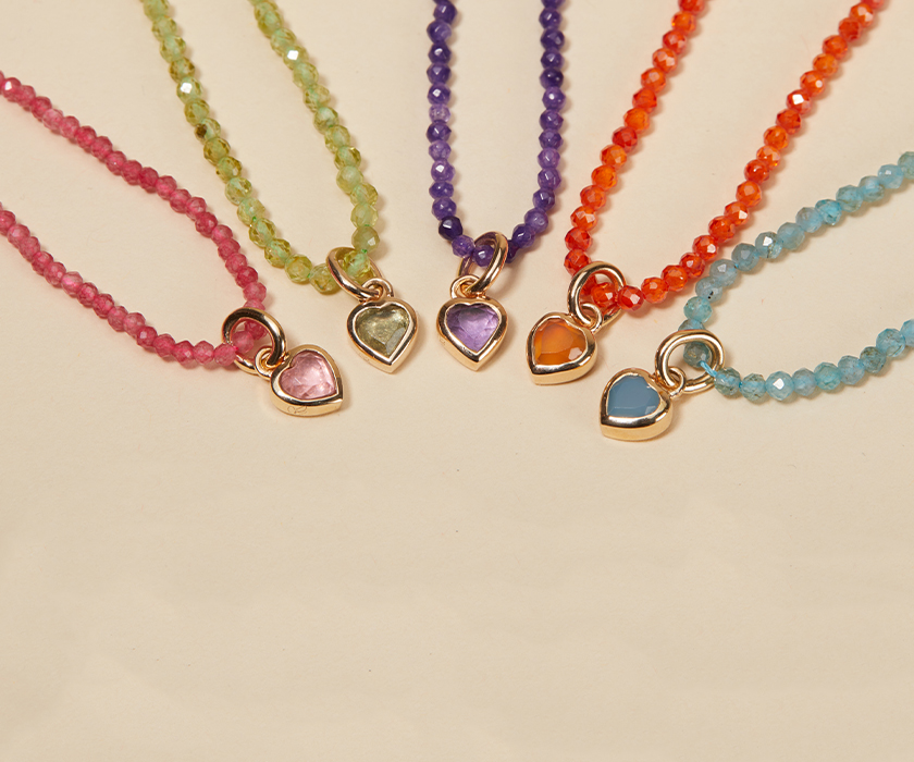 New in: gemstone chains