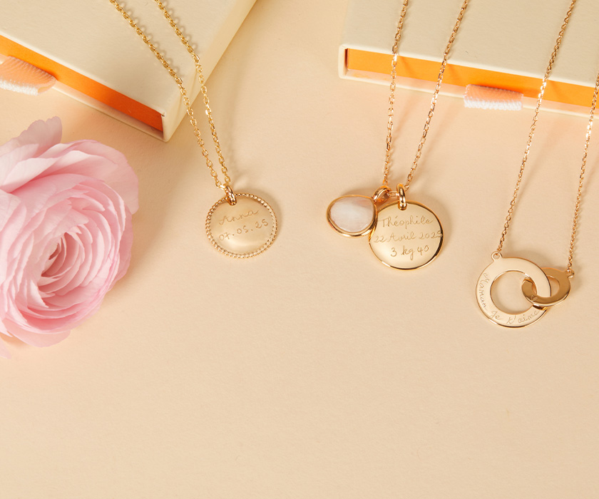Von Hand gravierter Schmuck aus Paris