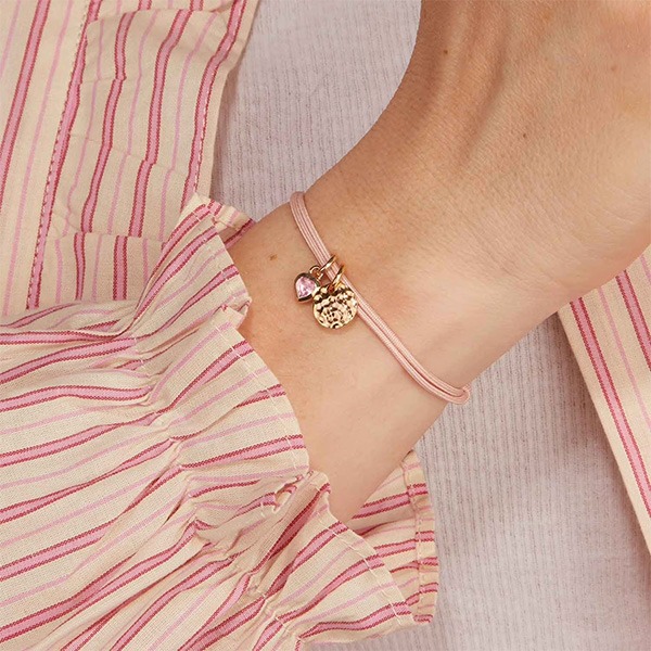 Bracelet personnalisé Mini Coeur Martelé