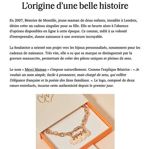 Article ELLE Belgique