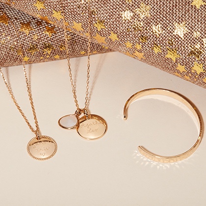 Bestsellers Gold Plated Merci Maman