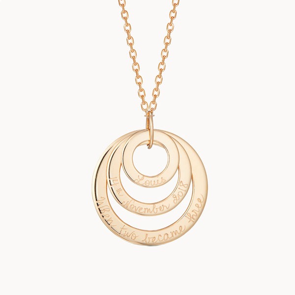 Eternity Trio Personalised Necklace