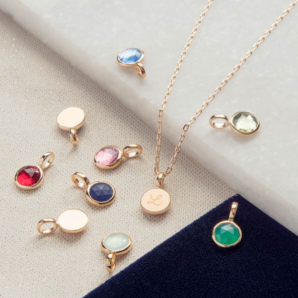 Collier pierre de naissance personnalisé
