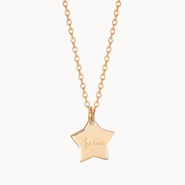 Collar estrella personalizado