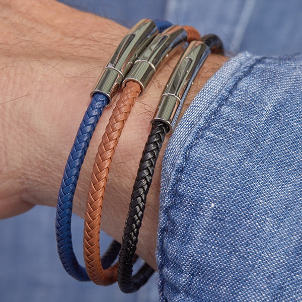Bracelet cuir large