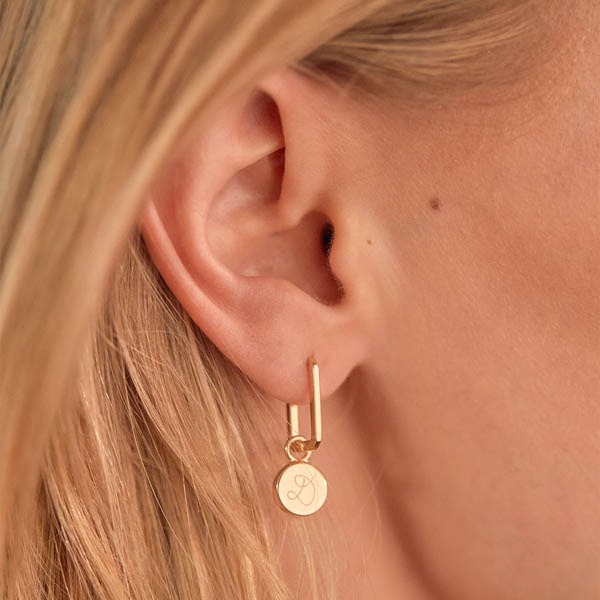 Boucles d’oreilles love links personnalisées