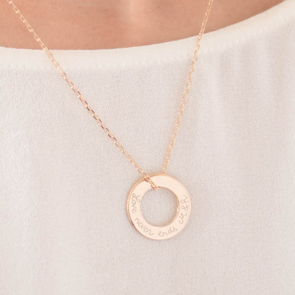 collier personnalisé éternity