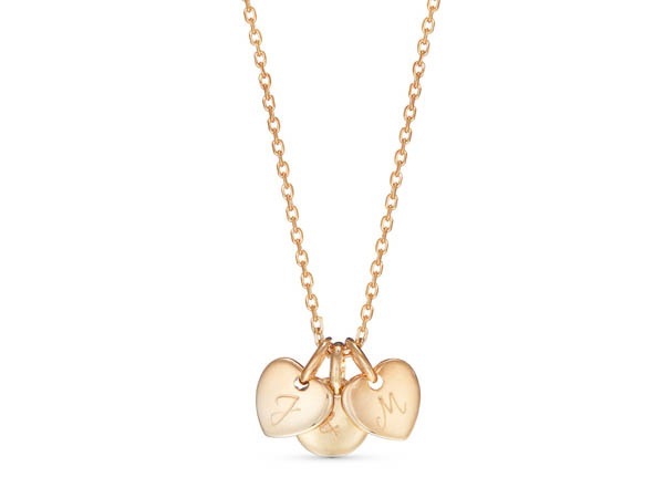 collier personnalisé initiales