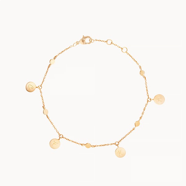 Personalised Boho Chain Bracelet