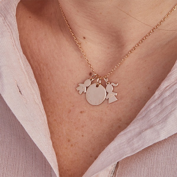 collier personnalisé Maman