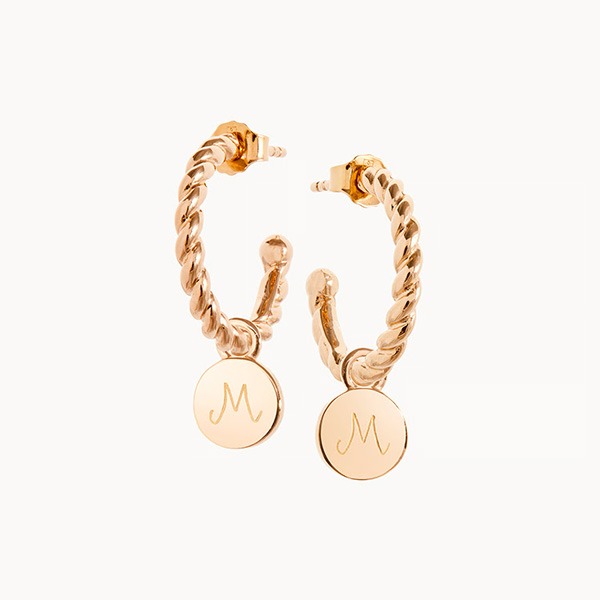Boucles d'oreilles Liens personnalisées