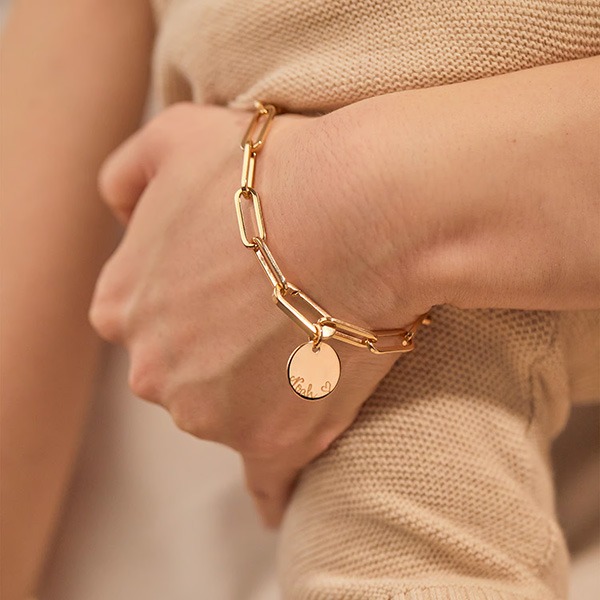 Personalised Love Links Bracelet
