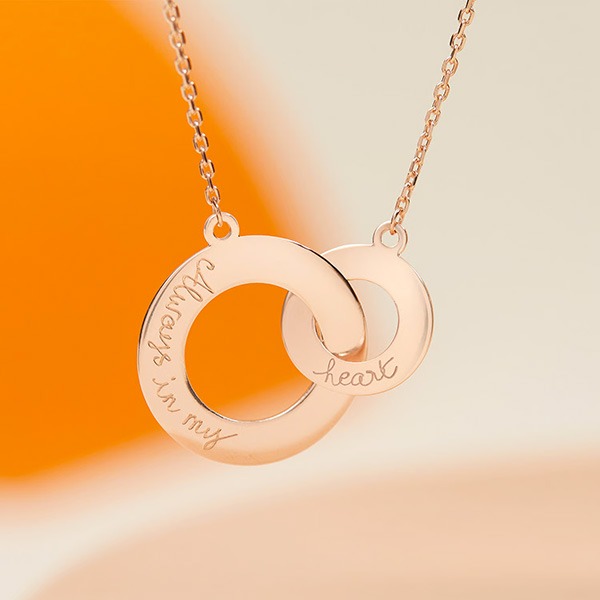 Collana intrecciata personalizzata