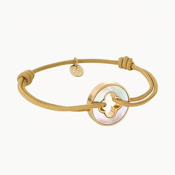 Bracelet personnalisé Unity Croix Romane en Nacre