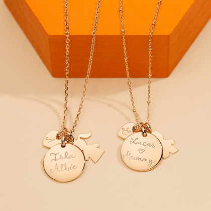 The New Mum Love Heart-Shaped Necklace Loving Mother's Day Gift Mother  Jewelry Between Mother and