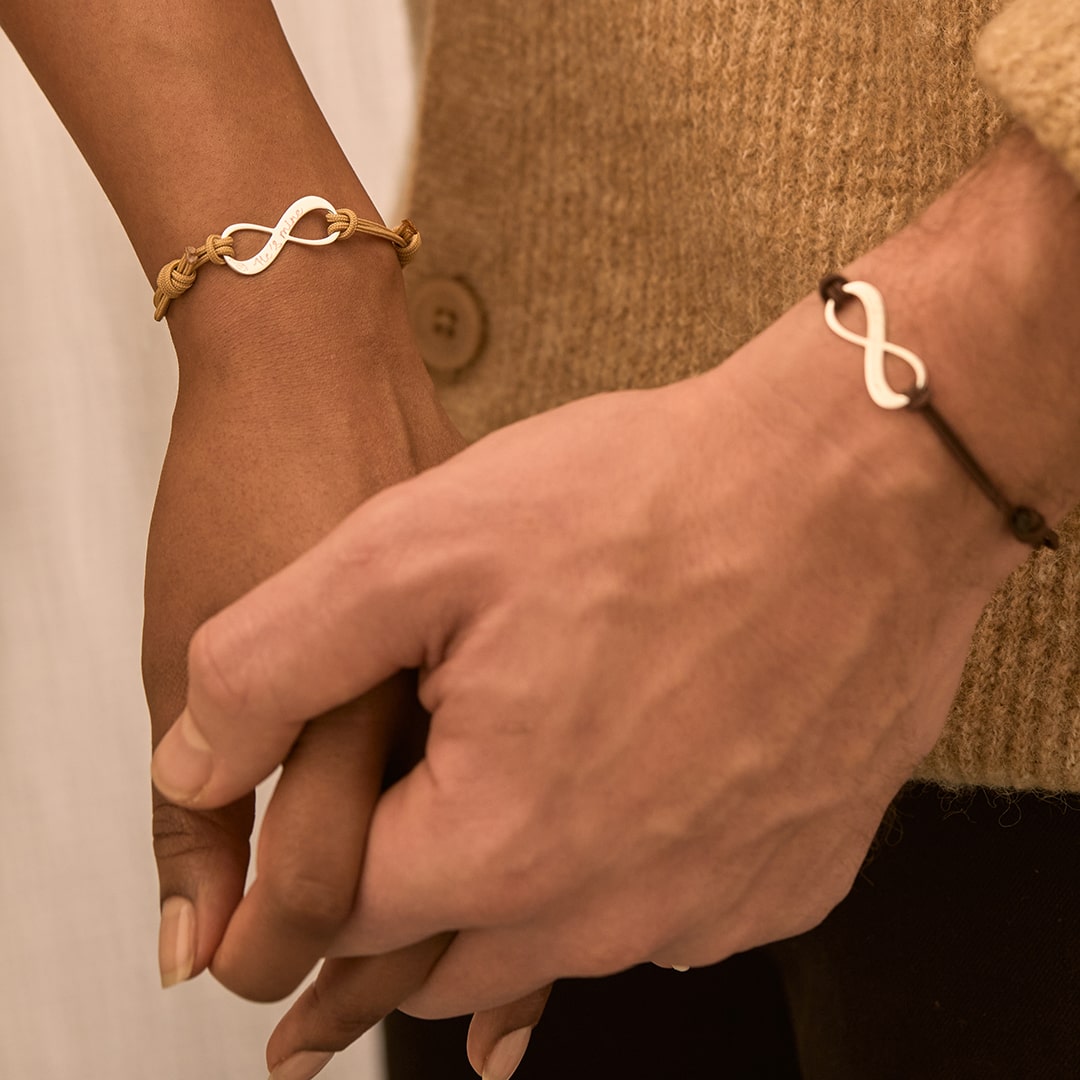 Bracelets personnalisés Duo Infinity 